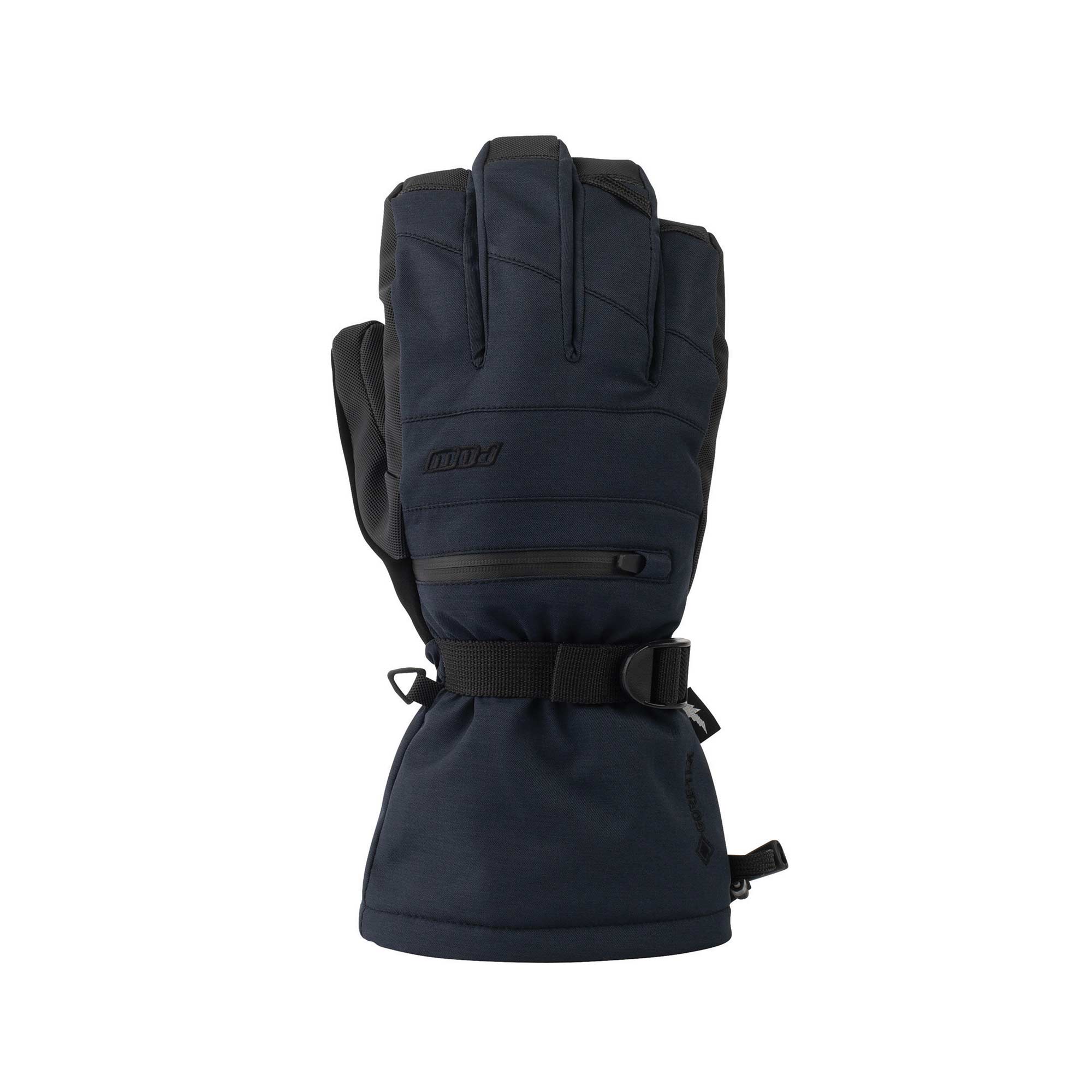 POW Glove WAYBACK GTX LONG GLOVE LOFTED FIT, black M (7,5-8)