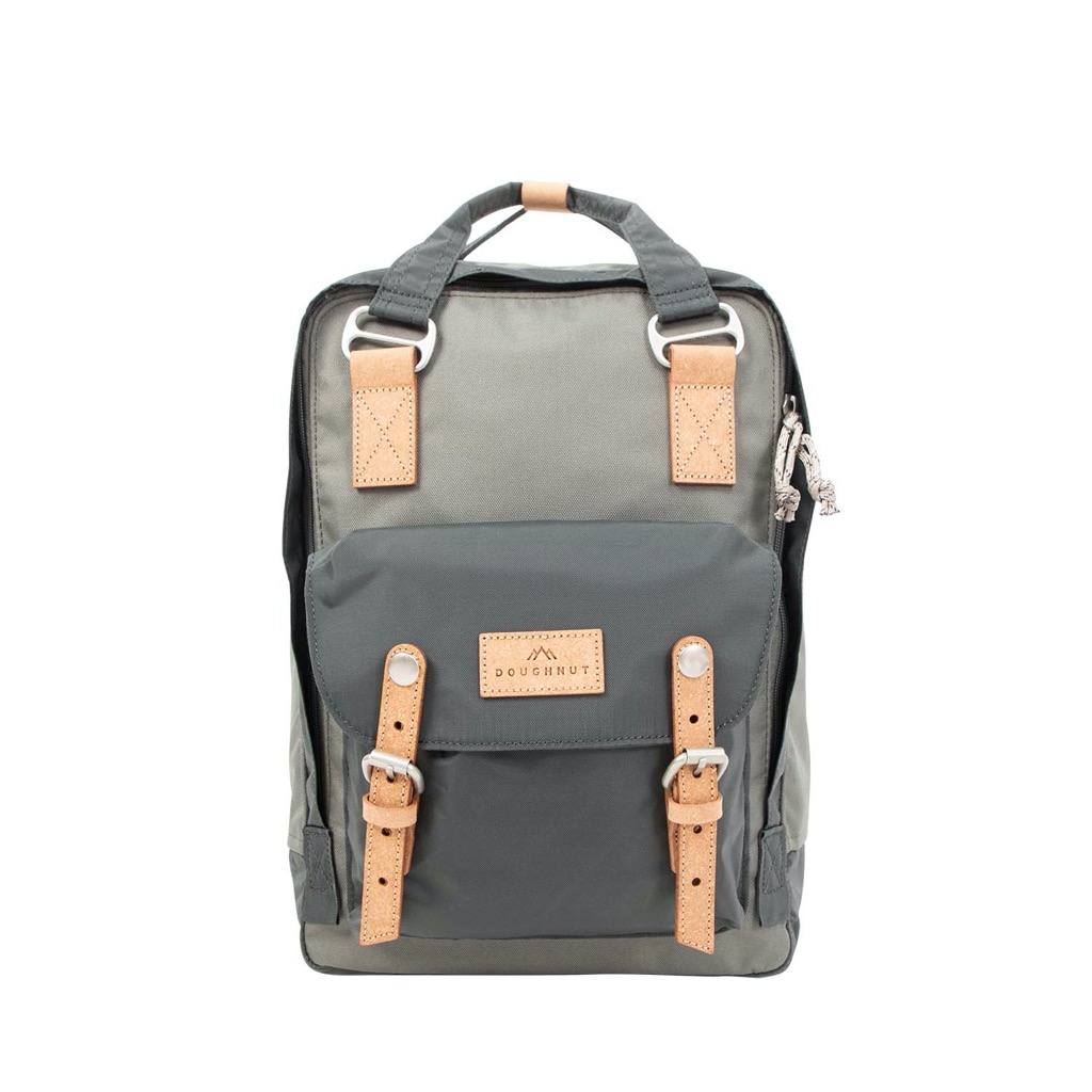 Doughnut Macaroon Euro Series Rucksack - grey x dark grey