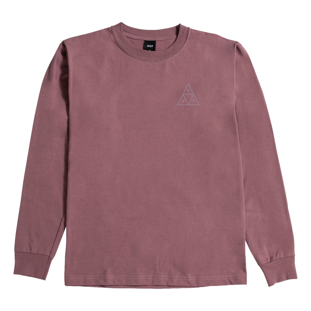 HUF Set Triple Triangle Longsleeve - mauve