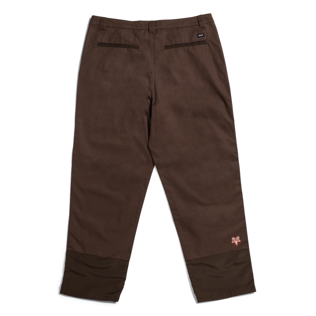 HUF Field Crew Pant - chocolate 38