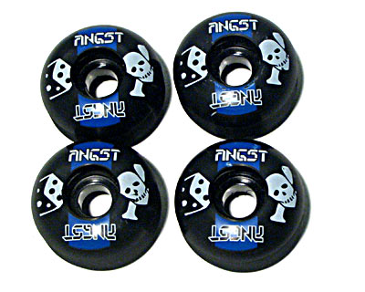 Fear Skateboard Wheels Skull Black 99A 52mm