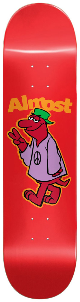 Almost Skateboard Deck Team Peace Out HYB 8,125