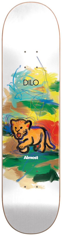 Almost Skateboard Deck Dilo Mean Pets Paintings IL