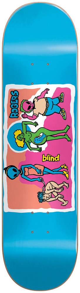 Blind Skateboard Deck Rogers Color Portrait R7 SAP 8,25