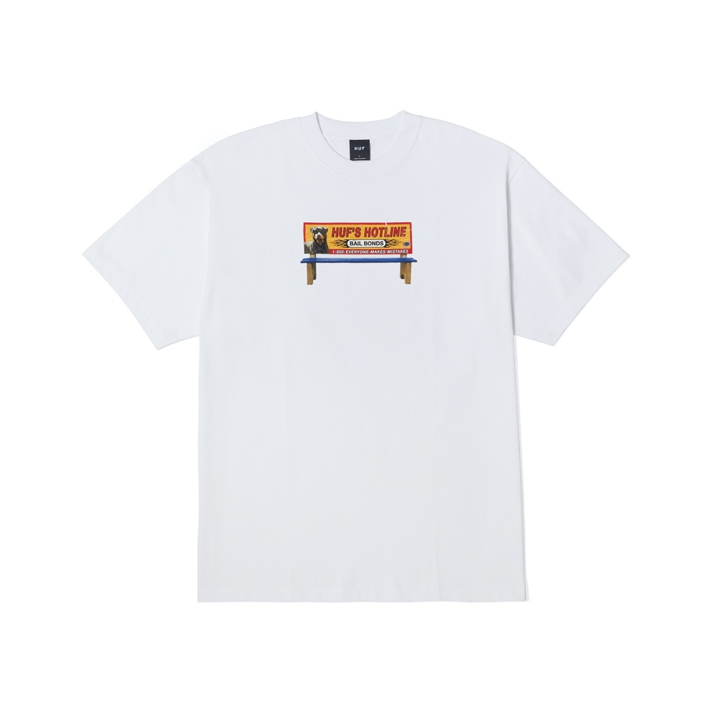 HUF Bail Bonds T-Shirt - white XXL