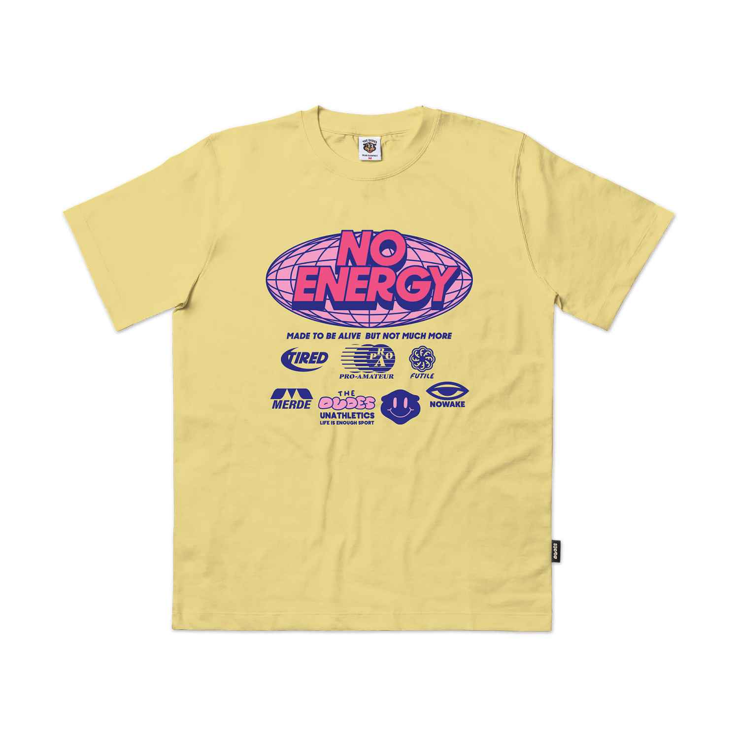 The Dudes Sponsored Seasonal T-Shirt - custard