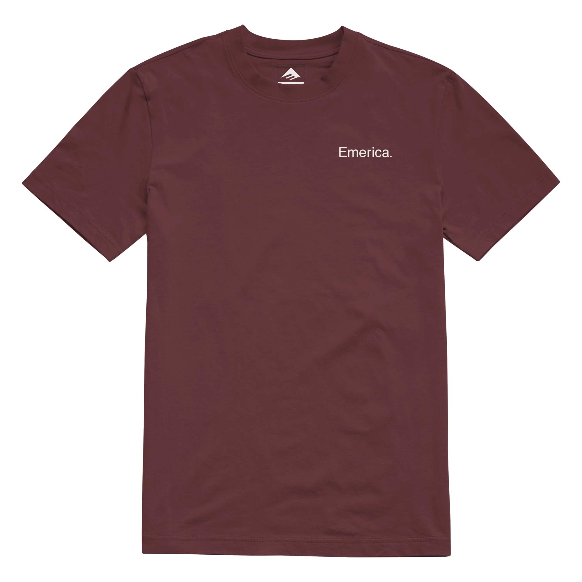 EMERICA T-Shirt LOCKUP S/S bordeaux