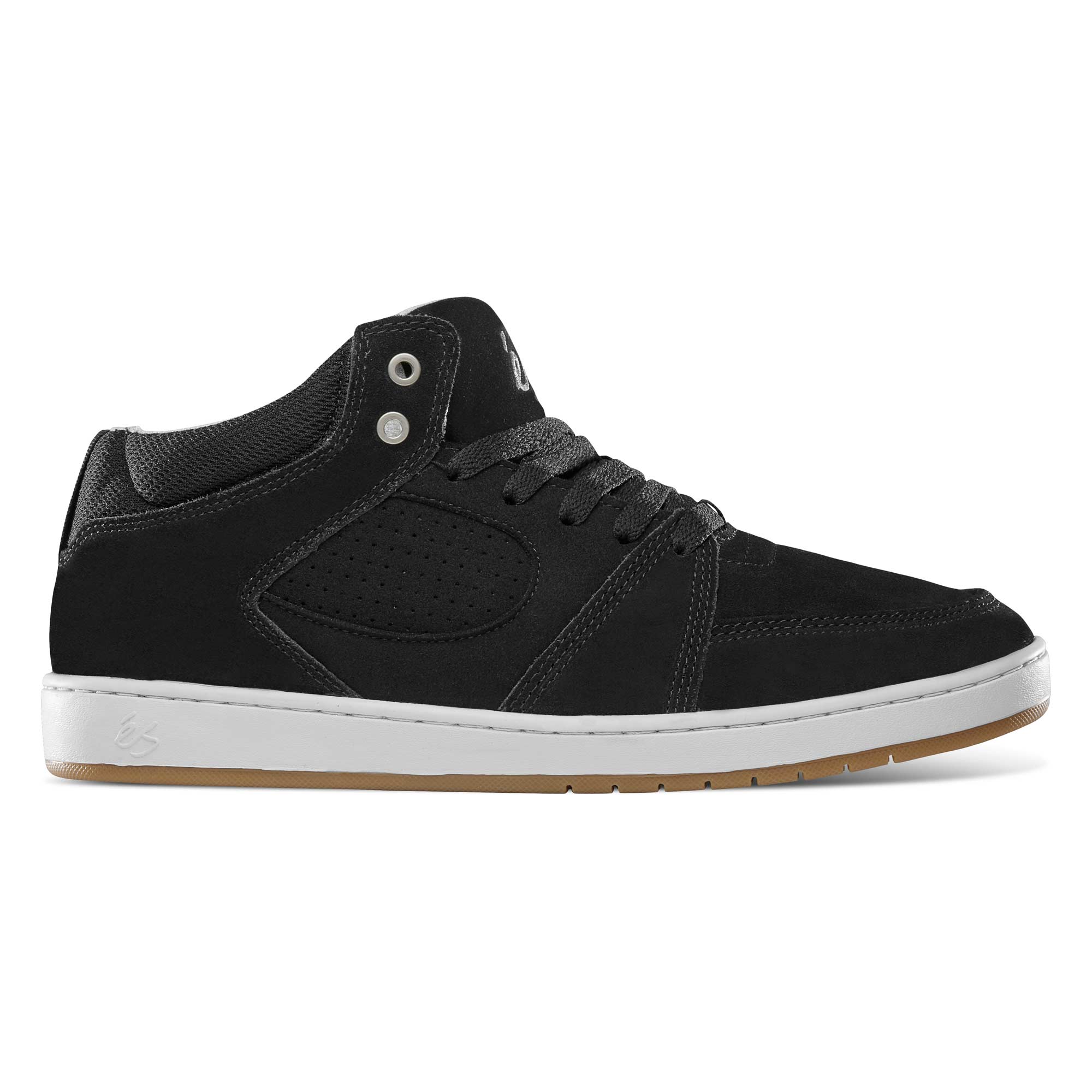 eS SKB Shoe ACCEL SLIM MID bla/whi/sil, black/white/silver 9½