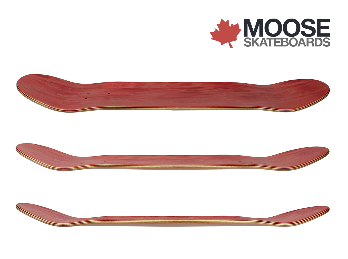 Moose Blank Skateboard Deck Mid 8.75