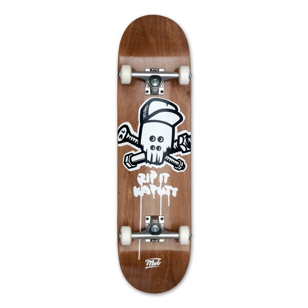 MOB Skateboards Complete skateboard Skull wood - 8.25