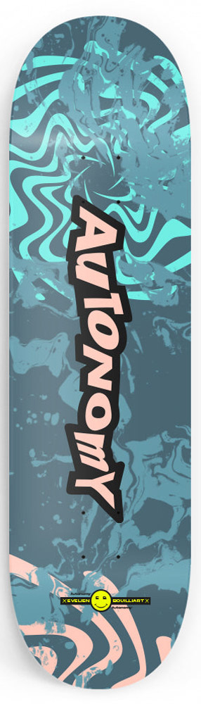 Autonomy Skateboard Deck Bouilliart Rhythm#2 8