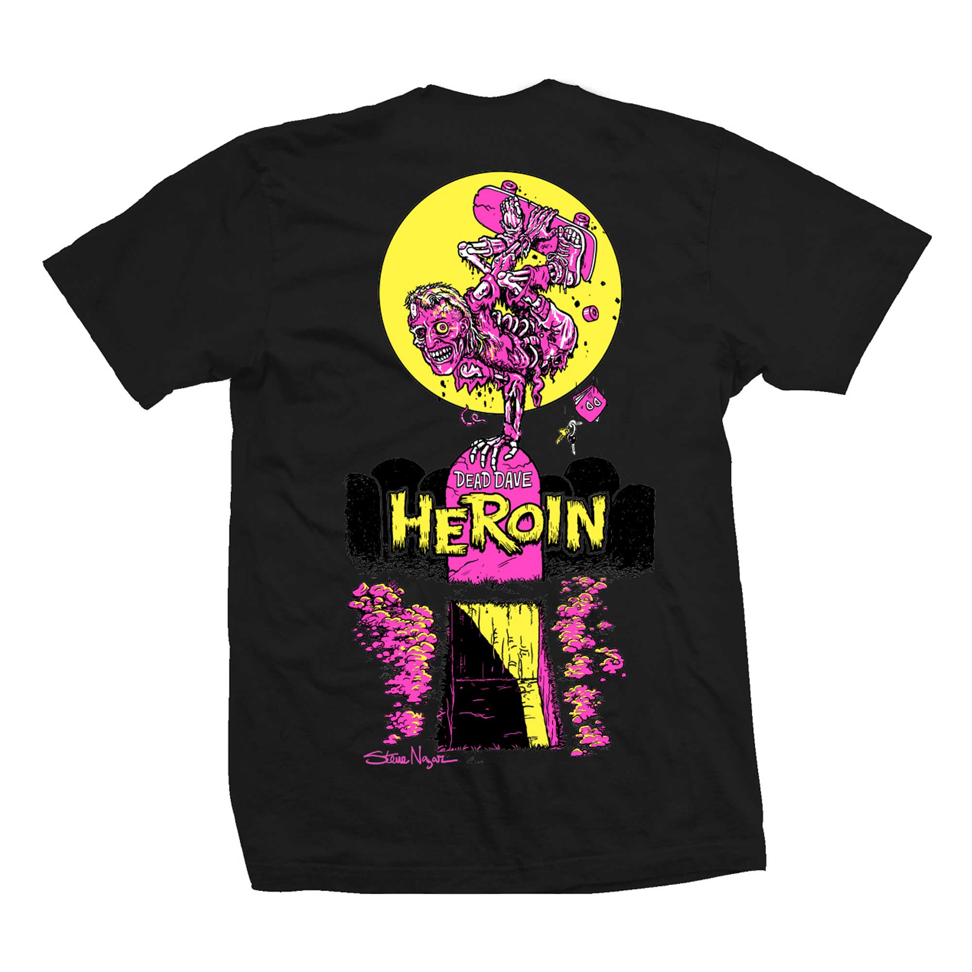 HEROIN T-Shirt ZOMBIE black