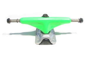 Tensor Trucks skateboard axle neon green / silver 5.0