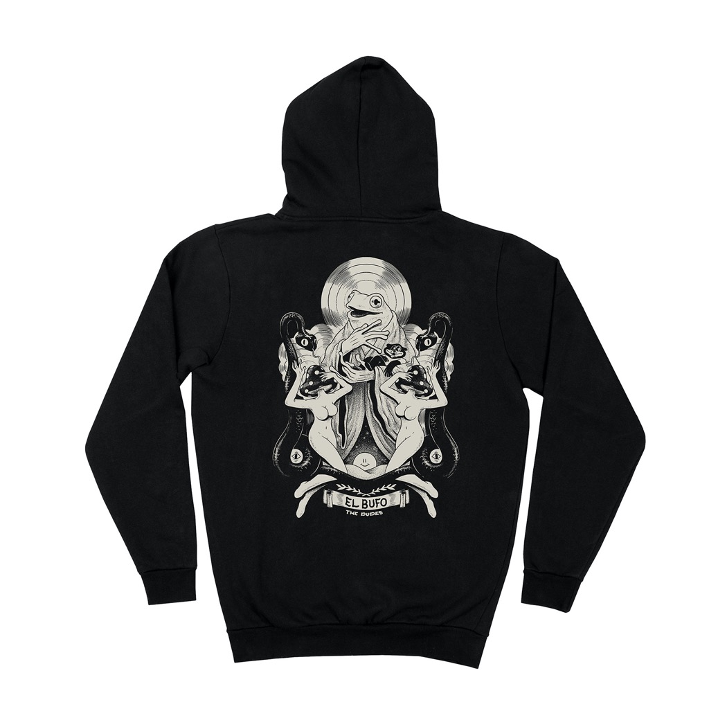 The Dudes El Bufo Hoody - black