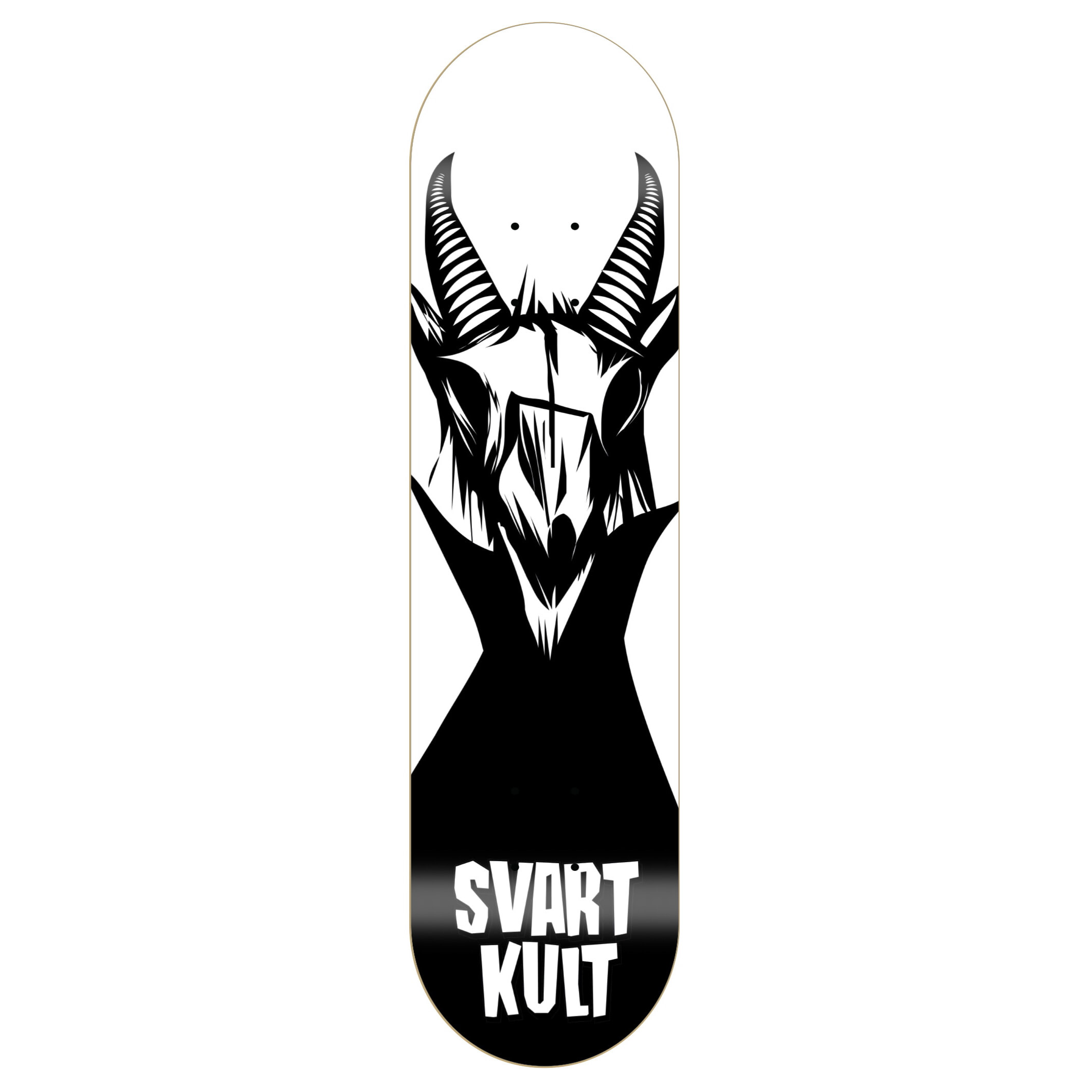 Svart Kult Vrag Skateboard Deck