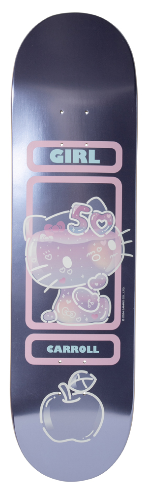 Girl Skateboard Deck Carroll Hello Kitty 50th TT 8,25