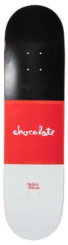 Chocolate Skateboard Deck Aikens Red Square 8