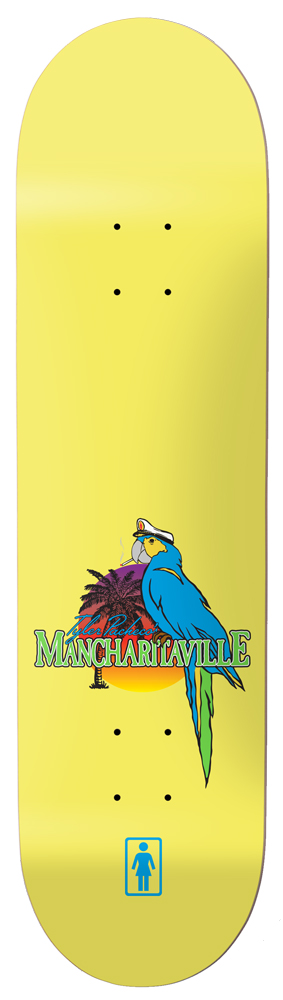 Girl Skateboard Deck Pacheco Mancharitaville 8,375