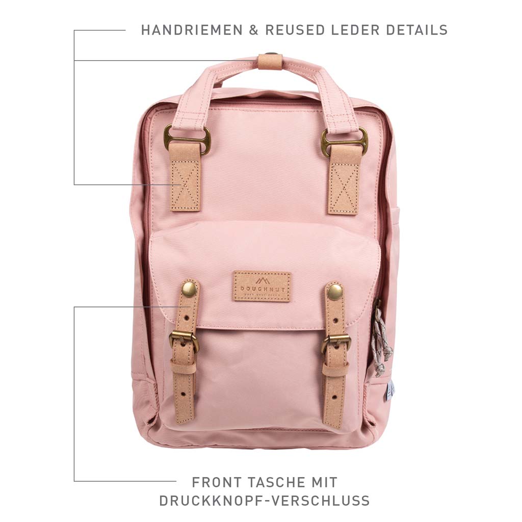 Doughnut Macaroon Reborn Series Rucksack pink