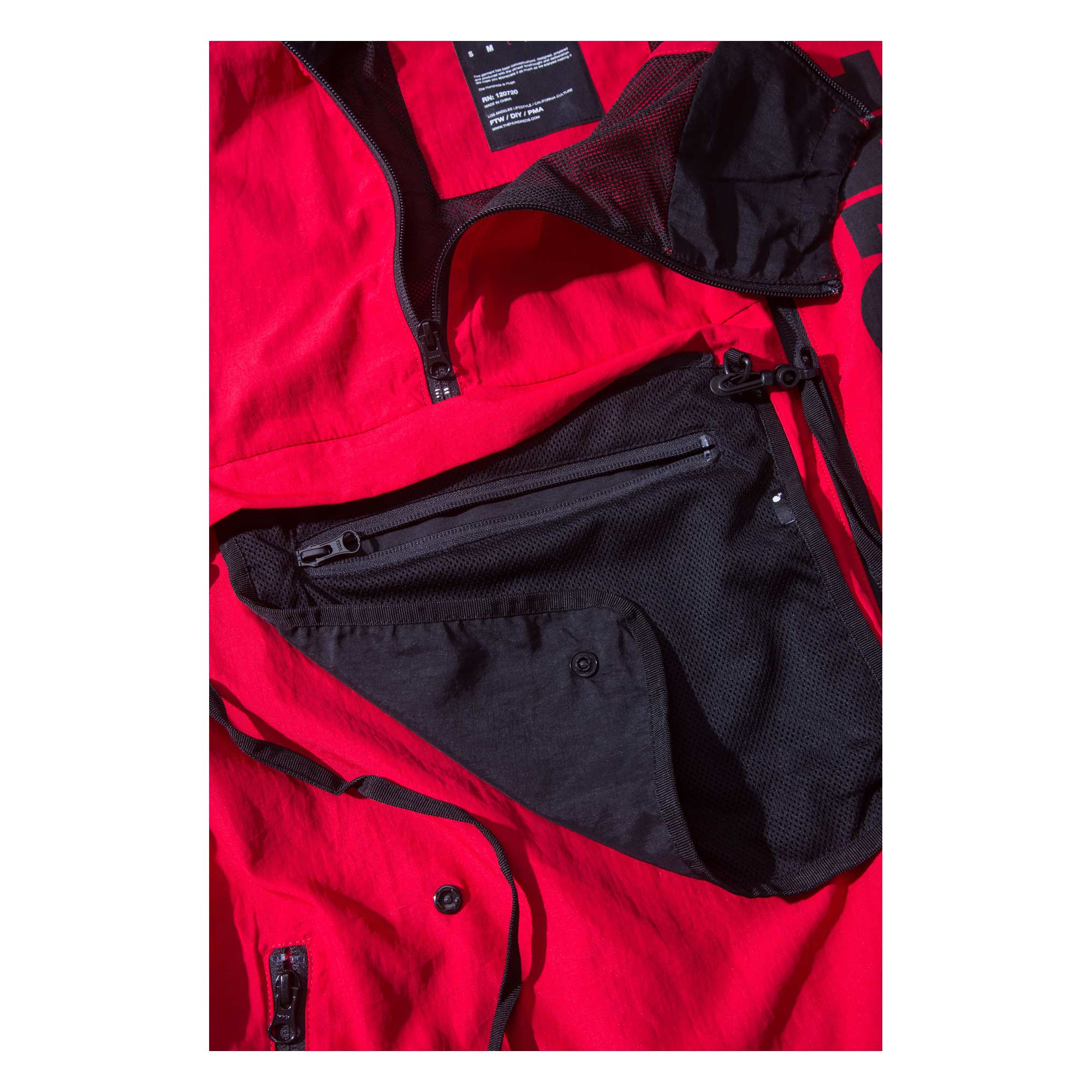 THE HUNDREDS Jacket TERRAIN, bright red M