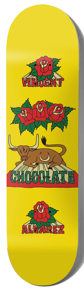 Chocolate Skateboard Deck Alvarez Toro One Off 8.25