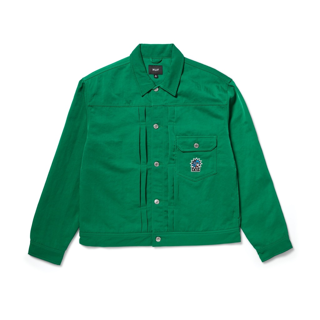 HUF Bennington Trucker Jacke - clover