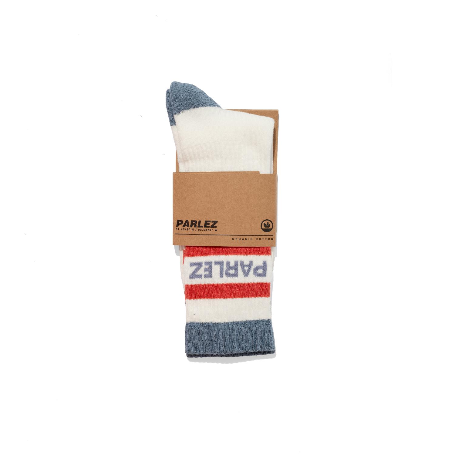 Parlez Strive Socken - white / china blue