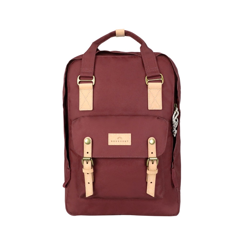 Doughnut Macaroon Large Reborn Rucksack - wine