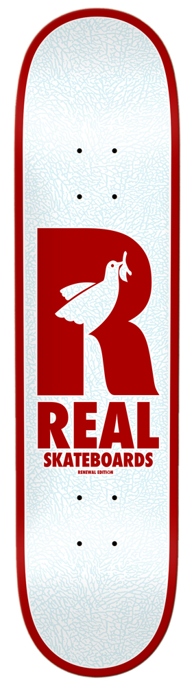 Real Skateboard Deck Team Renewal Doves 8,06