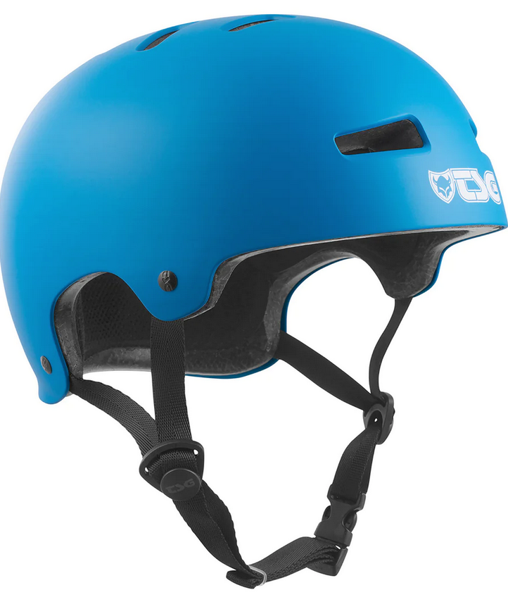 TSG Helm Evolution Solid Colors satin cyan foncé L/XL