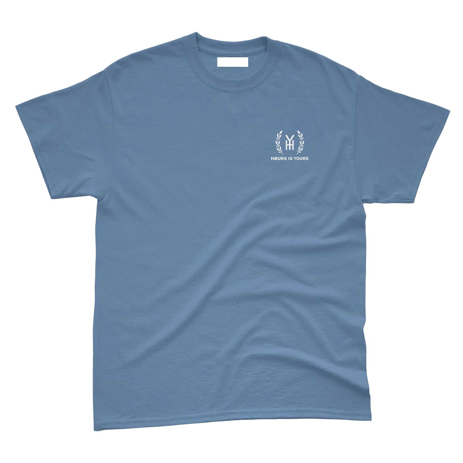 Hours Is Yours Monogram T-Shirt - modern blue M