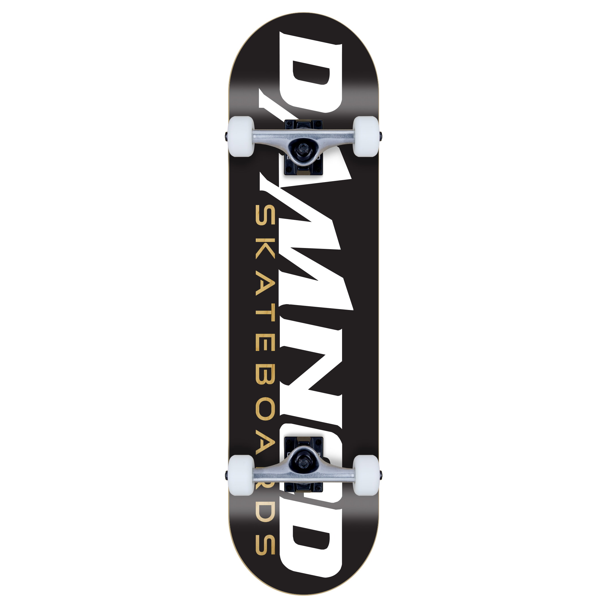 Damned Komplett Skateboard Logo Black 8.12