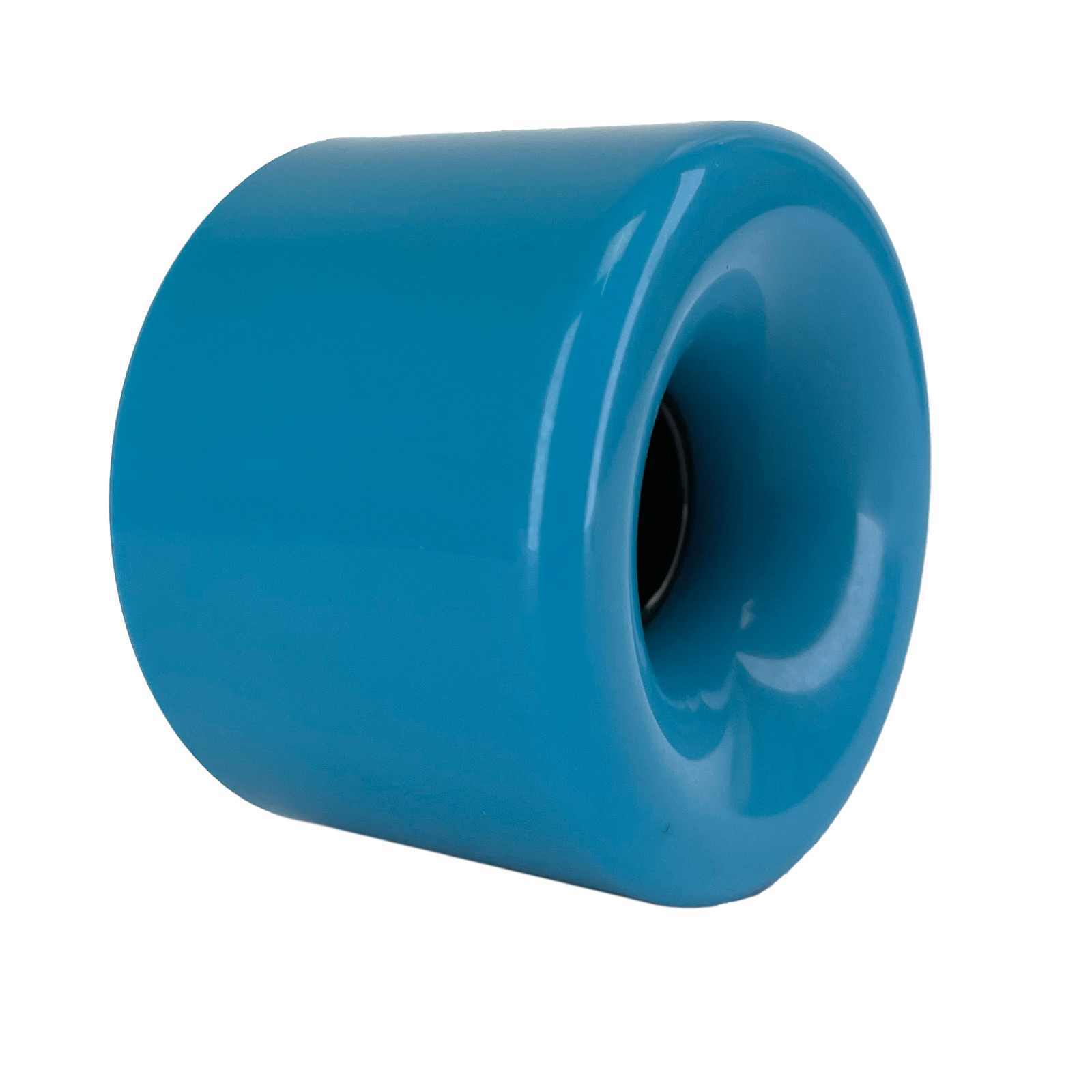 Blank Longboard Wheels Cyan Blue 76mm 80a