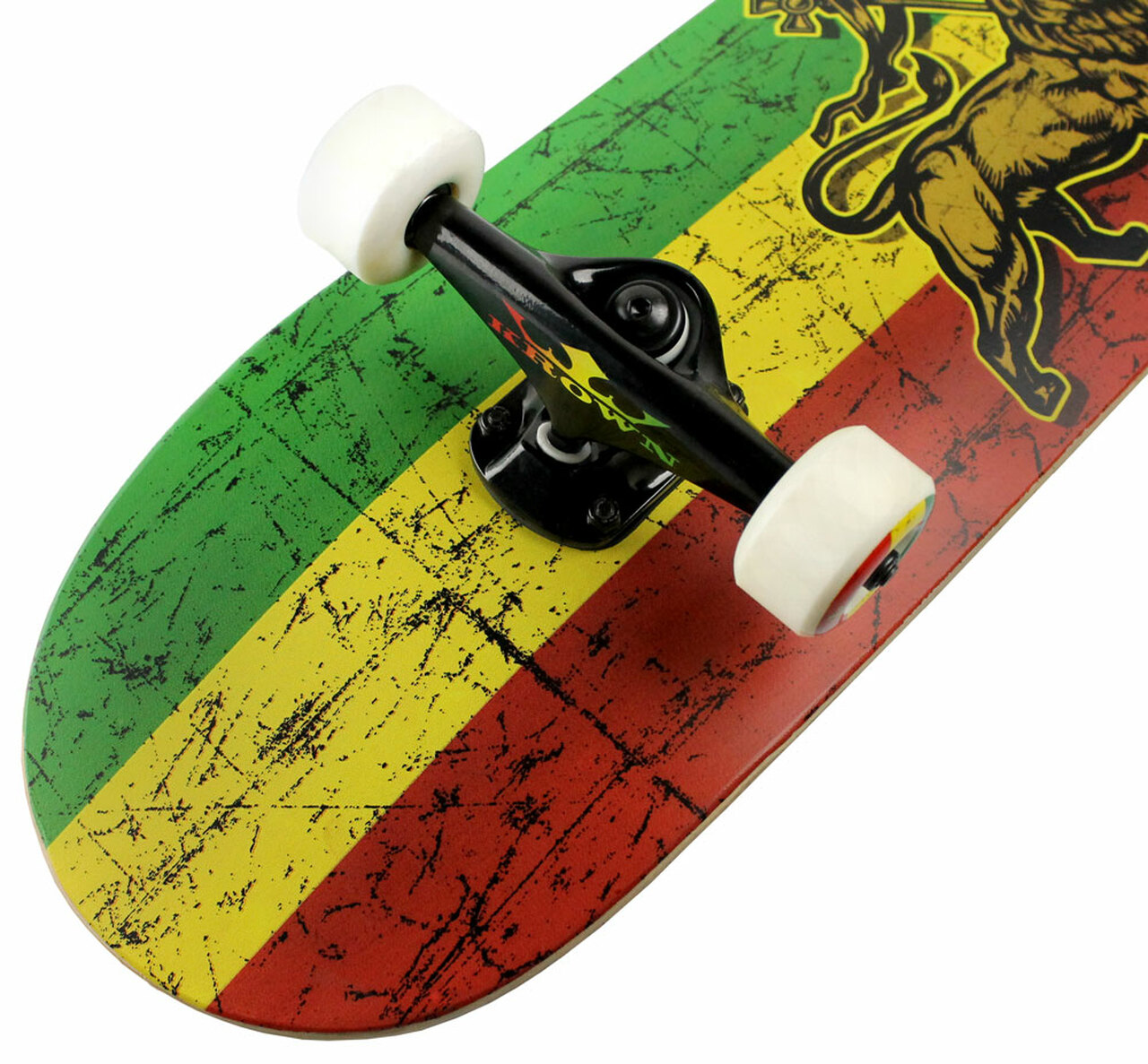 Krown Complete Skateboard Pro Trinity Rasta 8.00