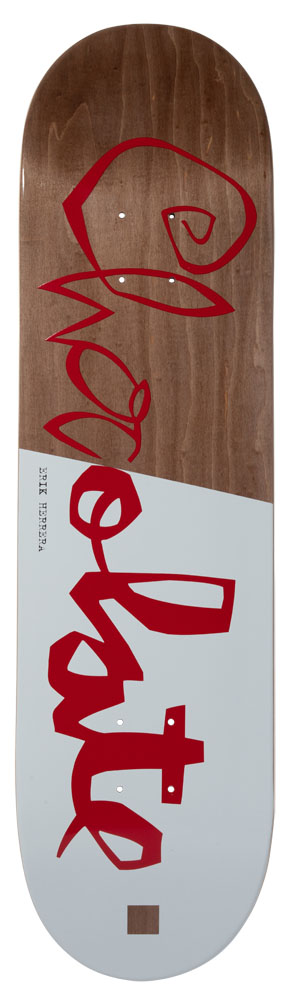 Chocolate Skateboard Deck Herrera Then Now Script 8,5