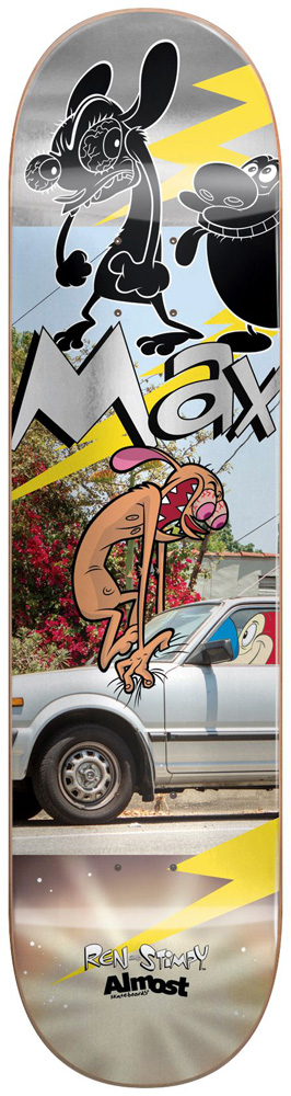 Almost Skateboard Deck Geronzi Ren&Stimpy Road Rage R7 8,25