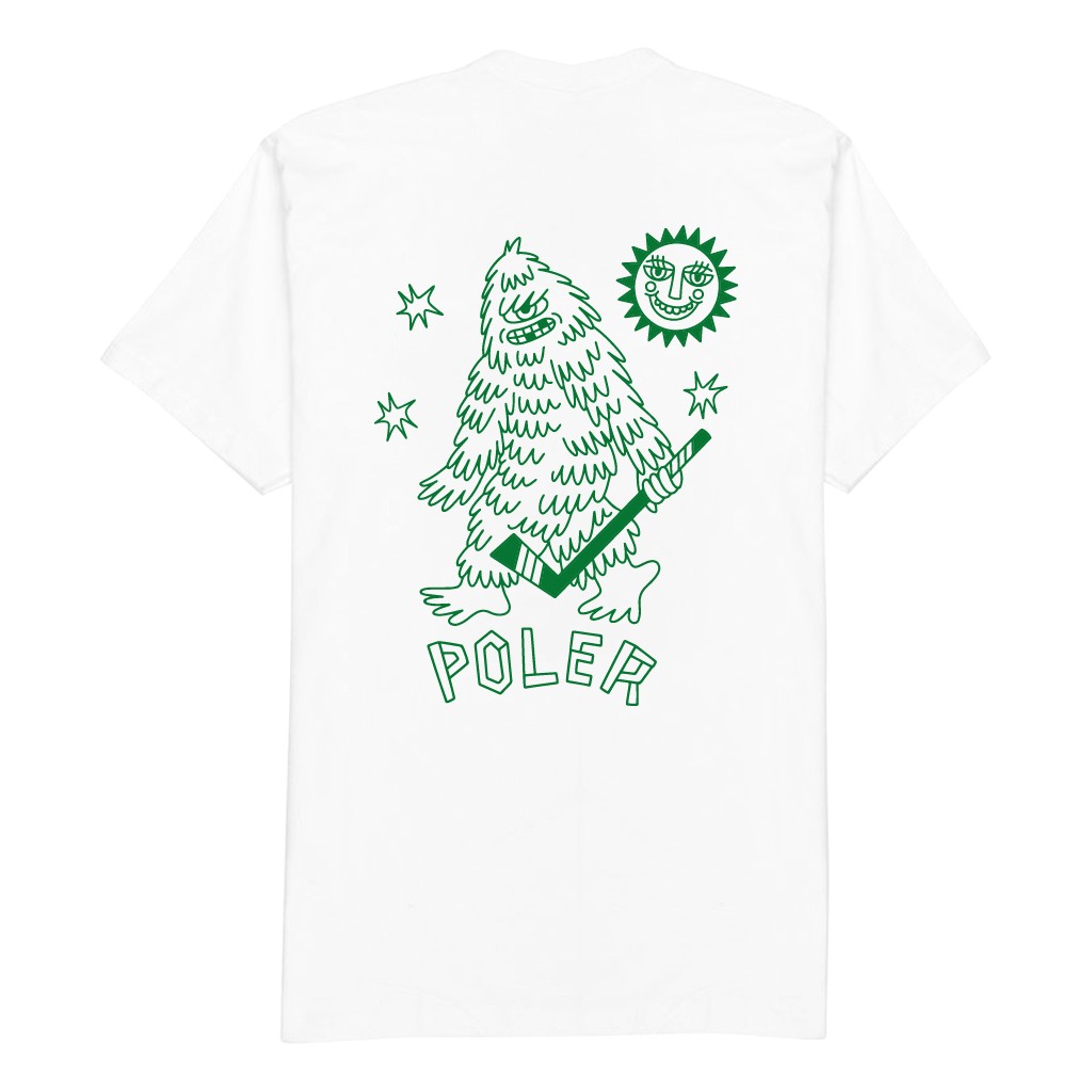 Poler Sasclops Hockey T-Shirt - white