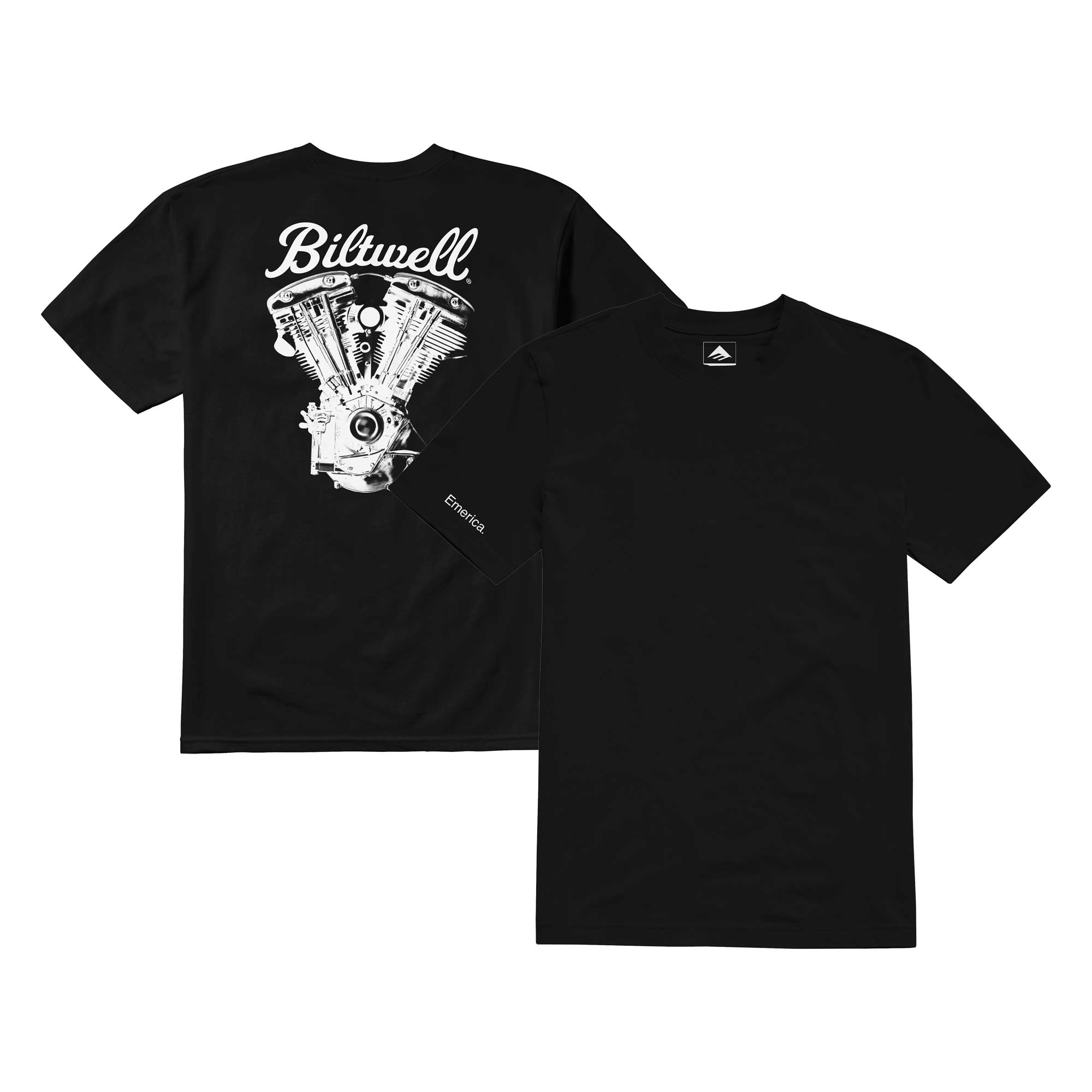 T-Shirt EMERICA BILTWELL noir