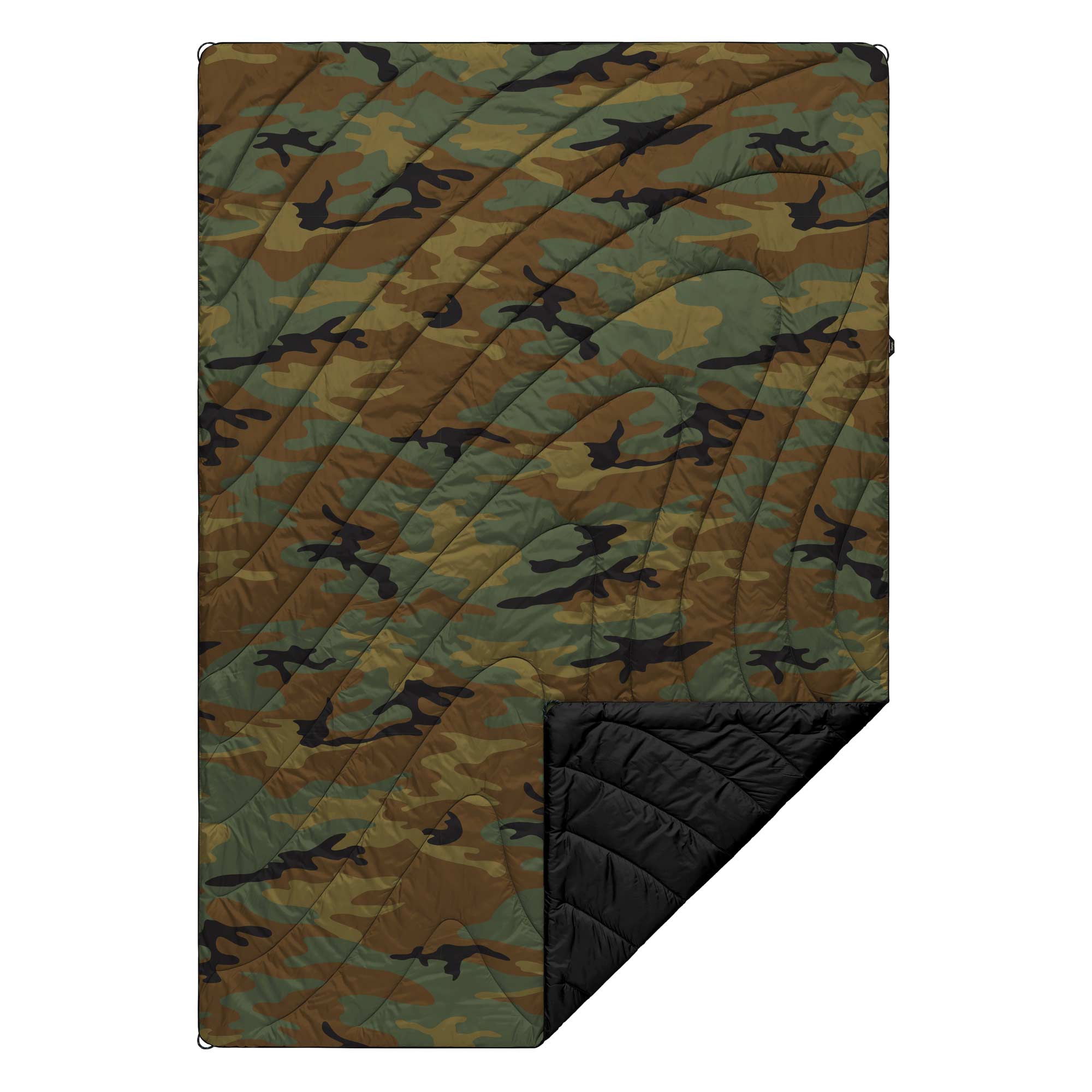 RUMPL Blanket ORIGINAL PUFFY PRINTED / 1 PERS, woodland camo