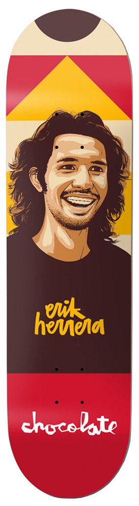 Chocolate Skateboard Deck Herrera Portait 8,5