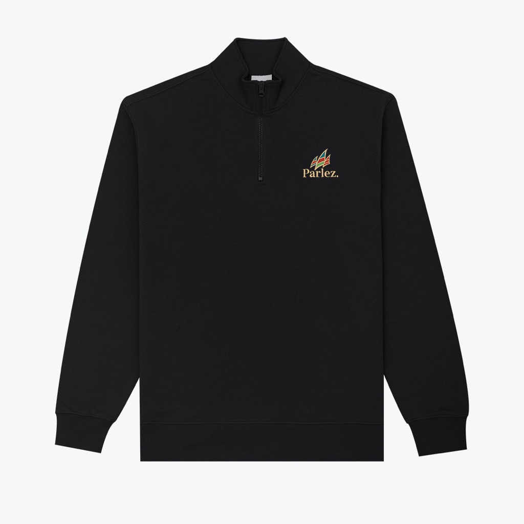 Parlez Wanstead Quarter Zip - black XXL