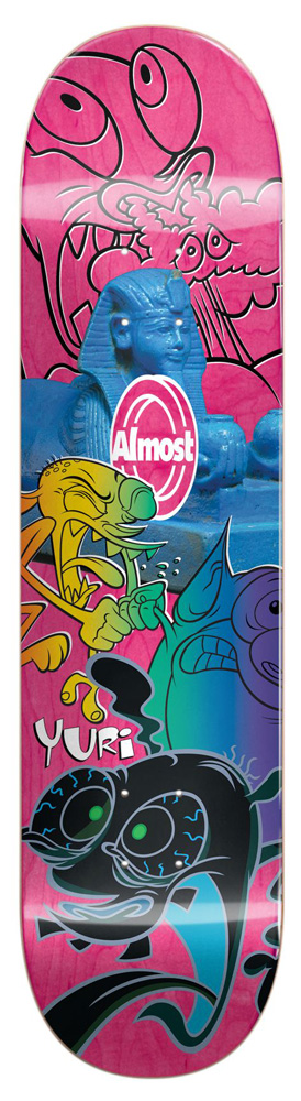 Almost Skateboard Deck Yuri Ren&Stimpy Mixed Up R7 8