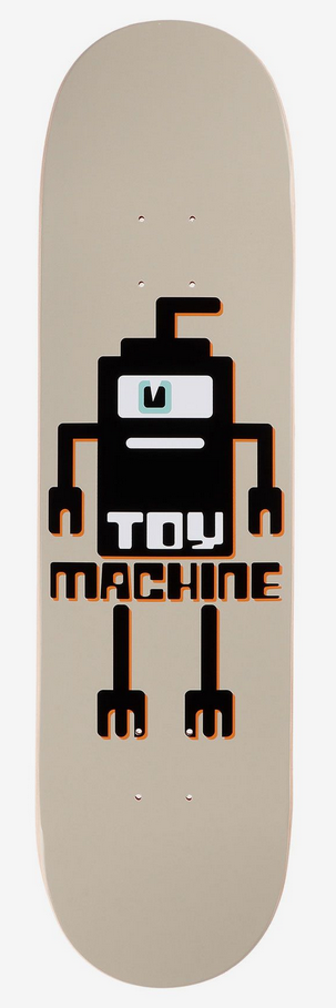 Toy Machine Binary Sect Black Skateboard Deck 8.25