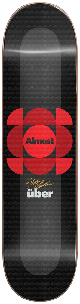 Almost Skateboard Deck Mullen ‹ber Expanded Red