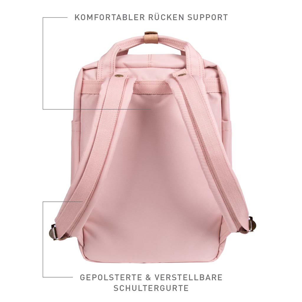 Doughnut Macaroon Reborn Series Rucksack pink