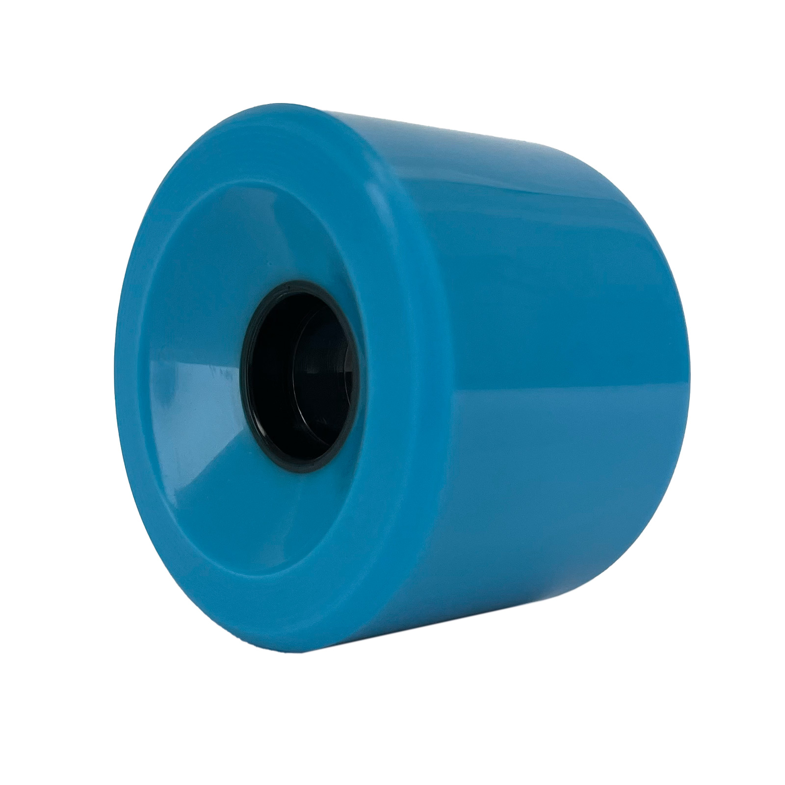 Blank Longboard Wheels Cyan Blue 76mm 80a