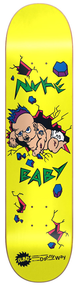 Heritage Skateboard Deck Blind D.Way Nuke Baby H.T. 8,375