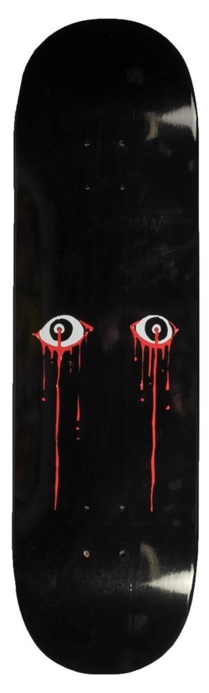 Zero Skateboard Deck Burman Hell is Dark 8,625