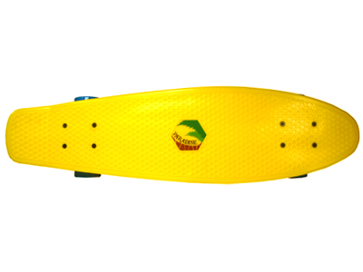 Paradise Plastic Cruiser Yellow / Cyan 7.25 x 28