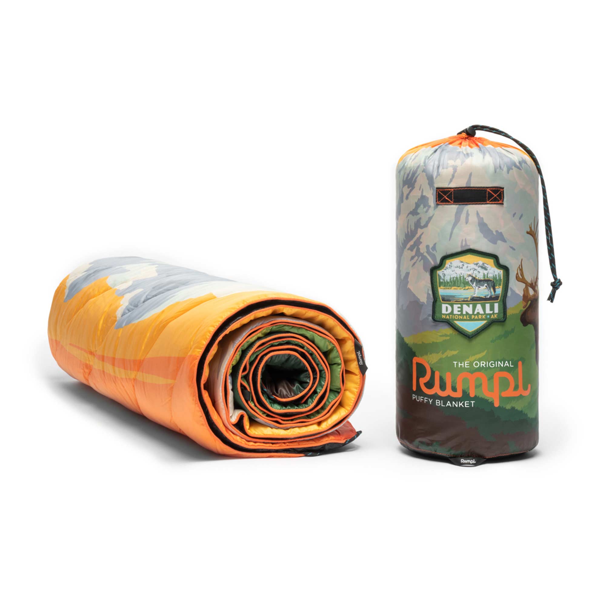 RUMPL Blanket ORIGINAL PUFFY PRINTED LC / 1 PERS, denali national park